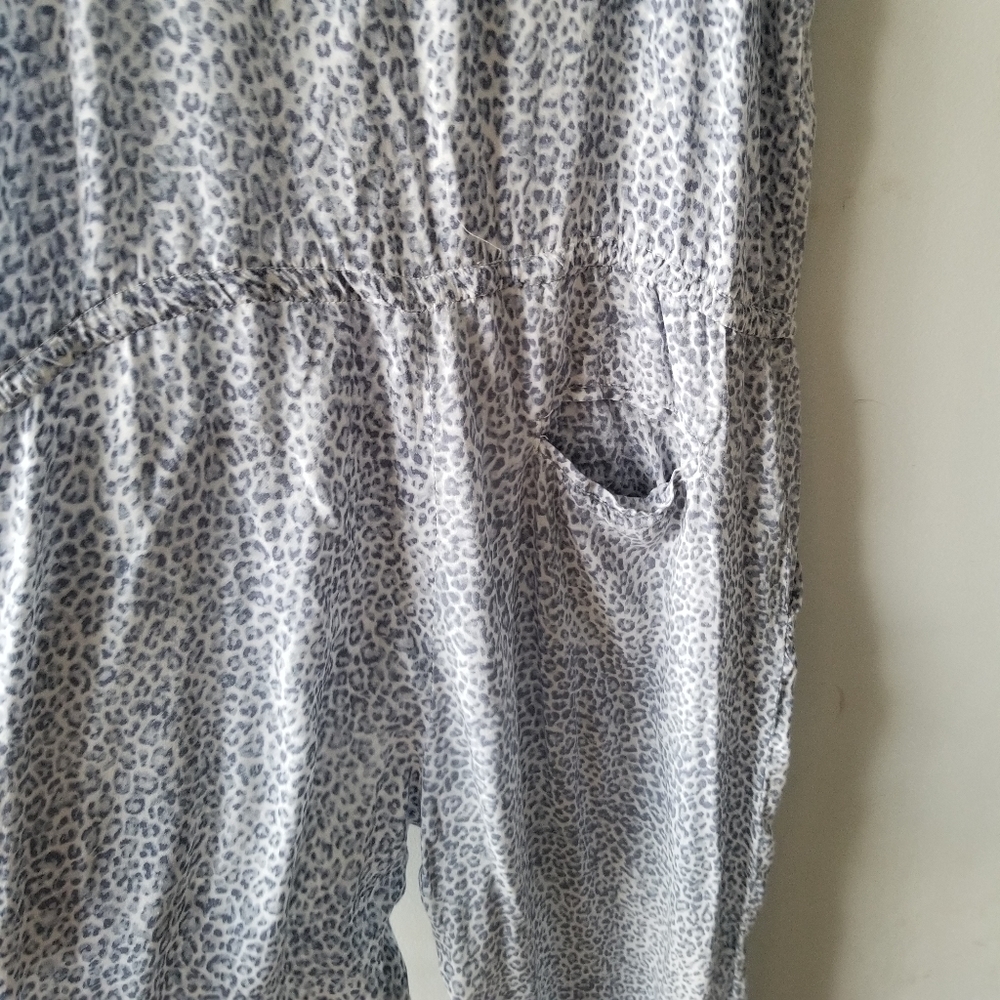 Olivaceous Leopard Print Gray Jumpsuit - image 6